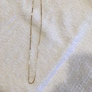 14k 24” Herringbone Gold Chain Necklace